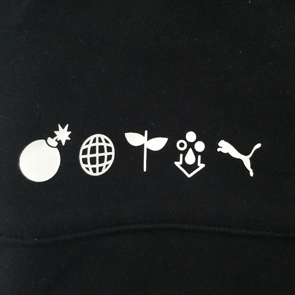 NWT Puma x The Hundreds Black and Grey Reversible Shorts - Picture 4 of 11